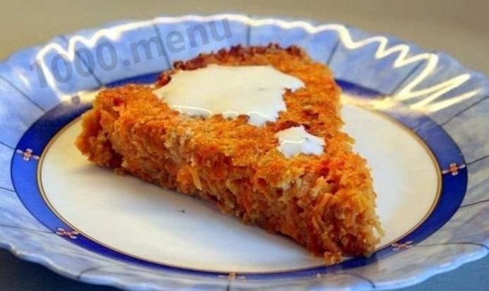Запеканка из моркови