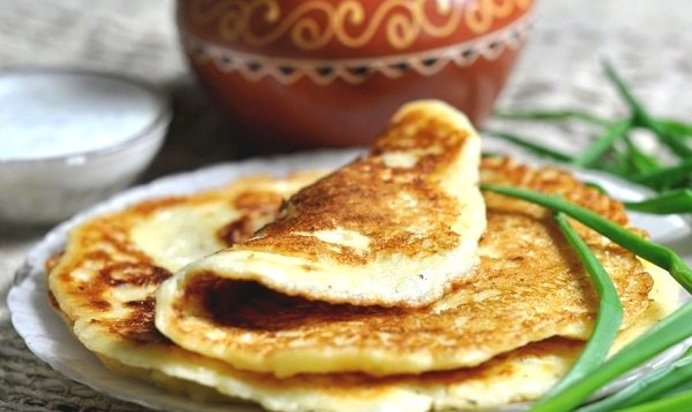 Постные картофельные блины