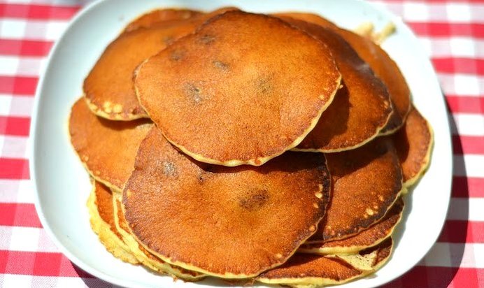 Творожные блинчики с изюмом