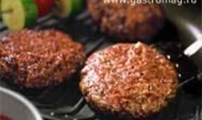 Гамбургеры с голубым сыром