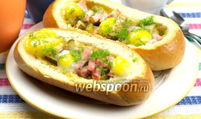 Горячие бутерброды с яйцом