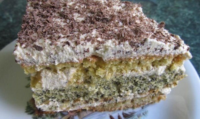 Торт Сказка с маком