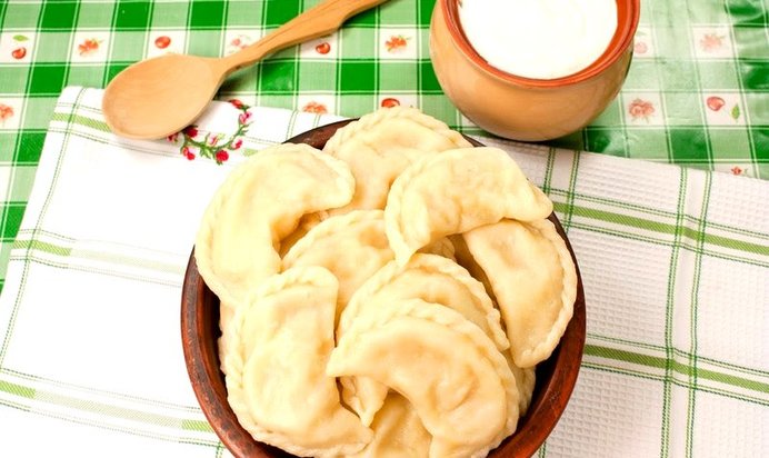 Тесто на вареники с картошкой