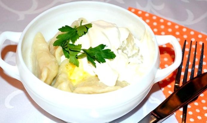 Вареники с курицей