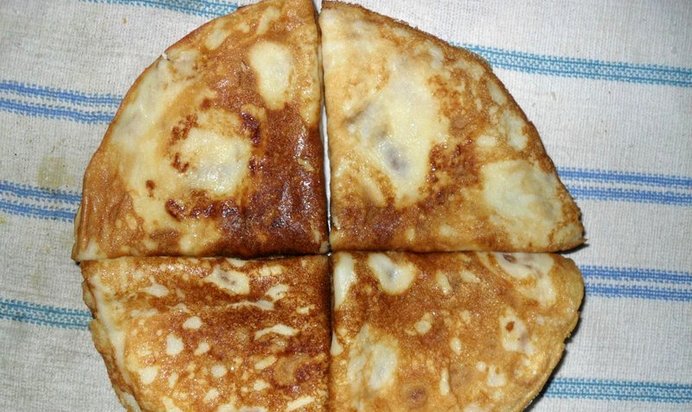 Блинчики на молоке нежные