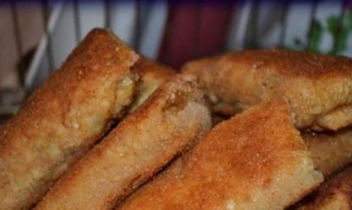 Блинчики в панировке