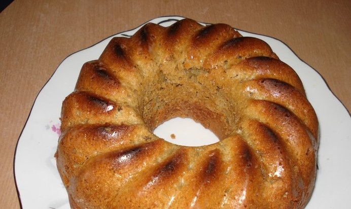 Кекс с халвой