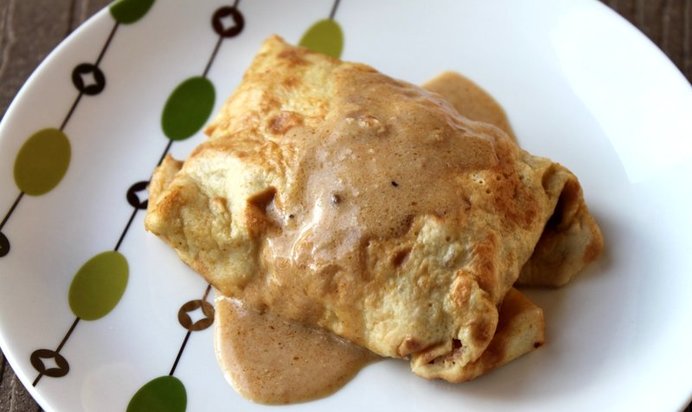 Блины с курицей