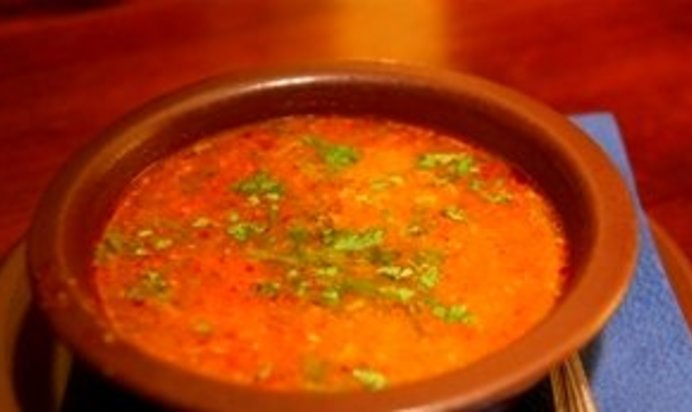 Острый суп харчо