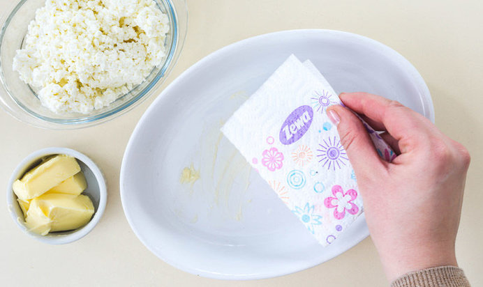 Запеканка из творога с зеленью