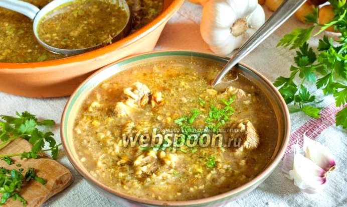 Грузинский суп харчо из говядины