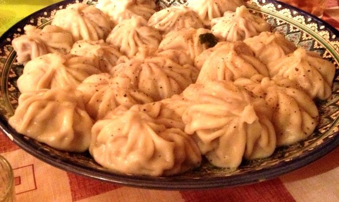 Хинкали с мацони