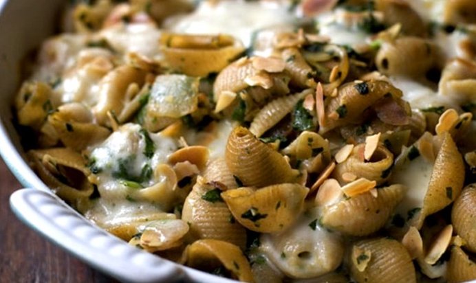 Макаронная запеканка с телячьими языками