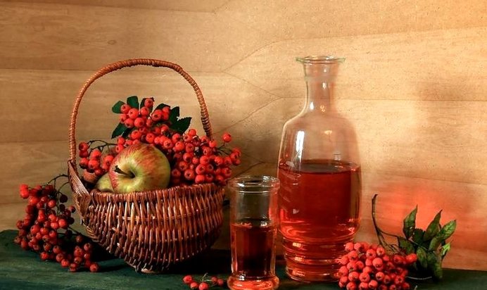 Вино из красной рябины