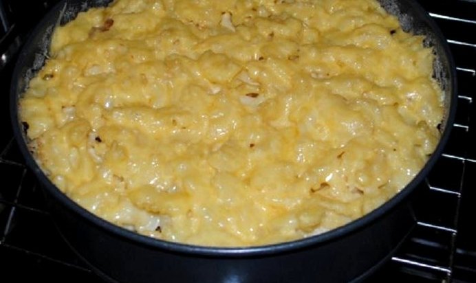 Запеканка с телятиной и макаронами