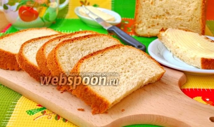 Хлеб на кефире в хлебопечке