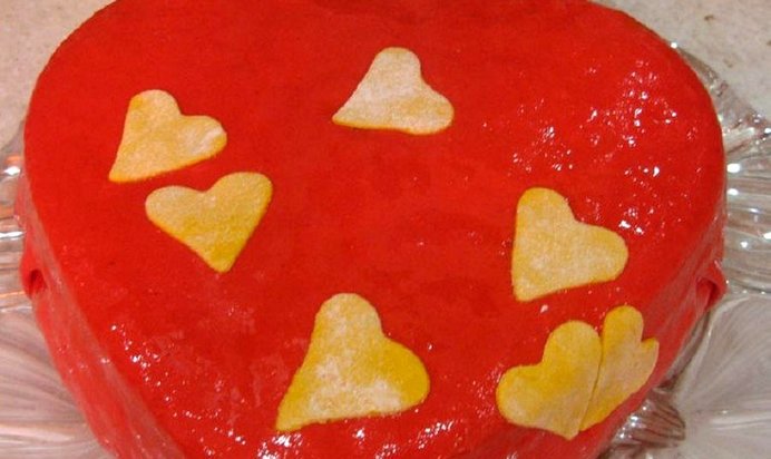 Торт Птичье молоко с мастикой