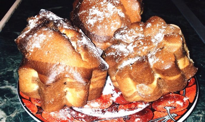 Двухцветные маффины с мускатным орехом «Nutmeg»