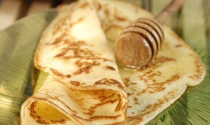 Блины с манкой