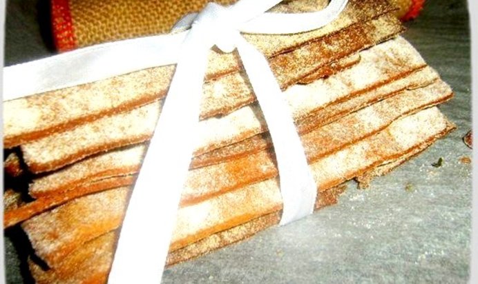 Постные ржаные хлебцы с тмином