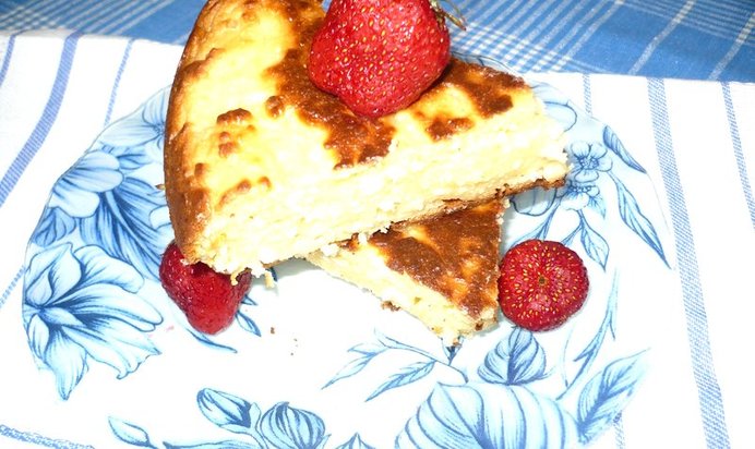 Творожная запеканка в мультиварке Панасоник