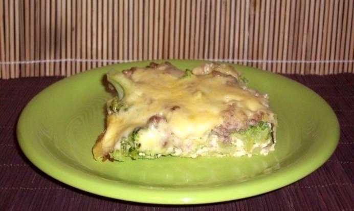 Брокколи с фаршем в духовке