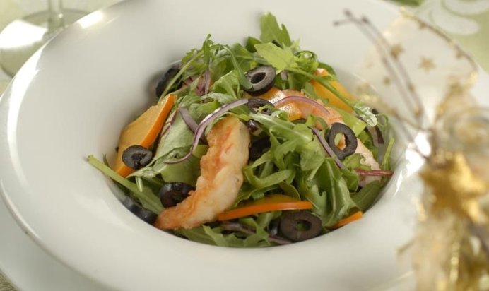 Блинчики с ветчиной и творогом со вкусом кинзы