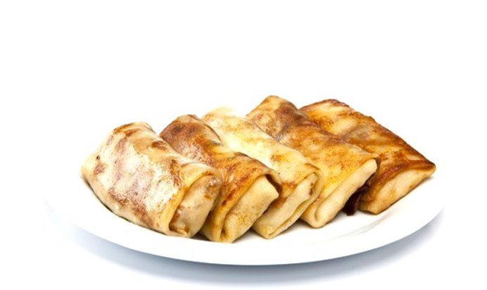 Блинчики с мясной начинкой