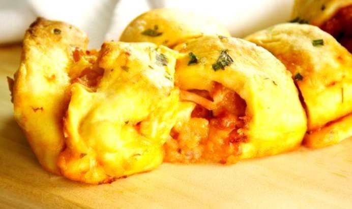 Батон фаршированный