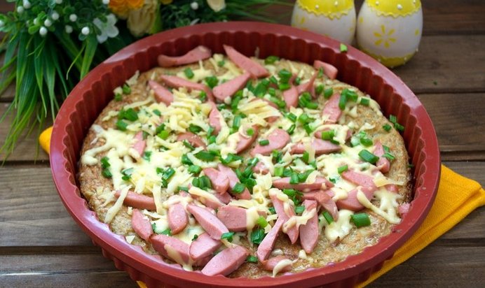 Диетическая картофельная запеканка