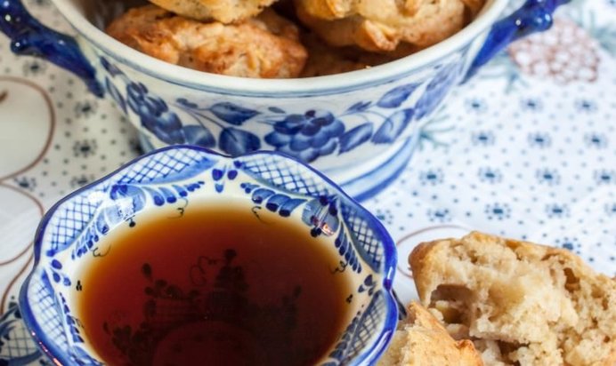 Кексы с яблоком