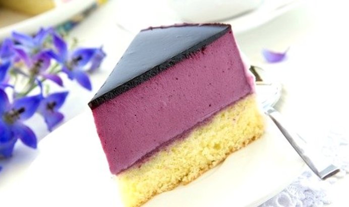 Черничное суфле для торта