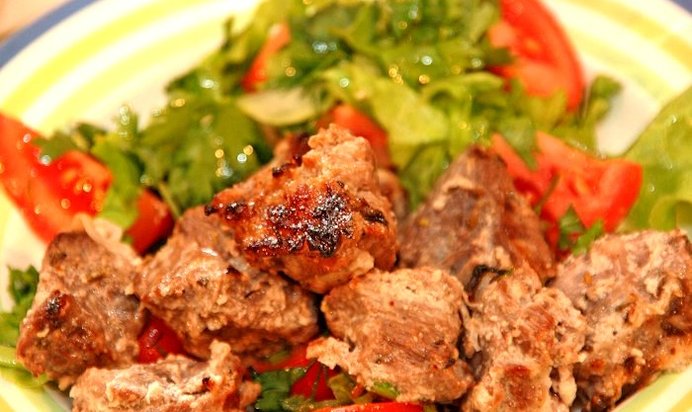 Шашлык из телятины мягкий