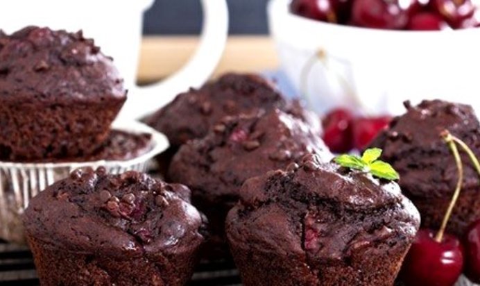 Диетические шоколадные маффины