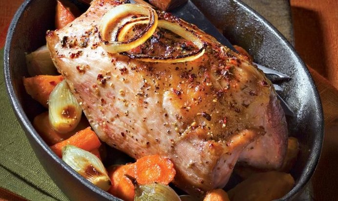 Свиное филе в медовой глазури