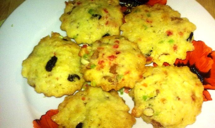 Кексы по-английски с сухофруктами