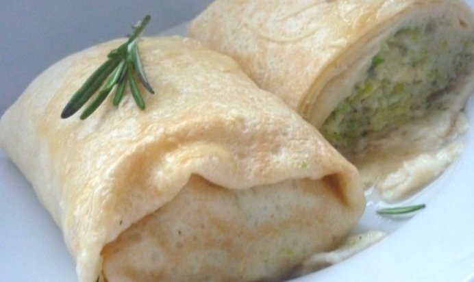 Блины с треской