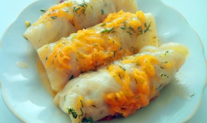 Вкусные замороженные голубцы