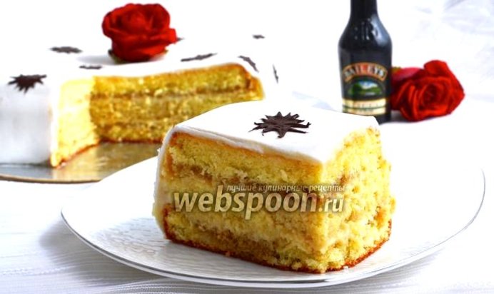 Бисквитный торт «Бейлис»