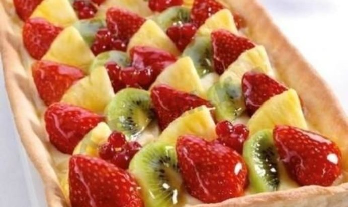 Классический фруктовый торт