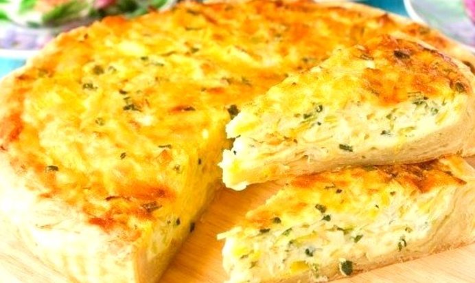 Сырный пирог «Четыре сыра»