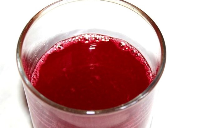 Клюквенный морс из замороженных ягод