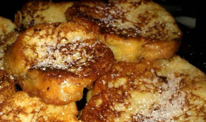 Сладкие ванильные гренки