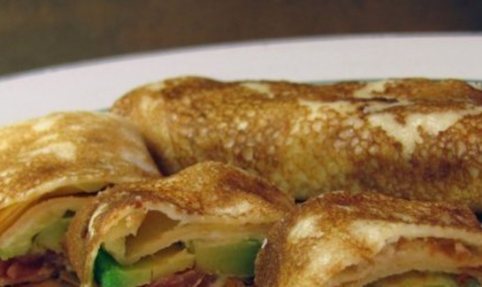 Блинчики с рыбой