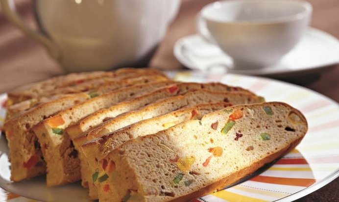 Хлебцы с цукатами