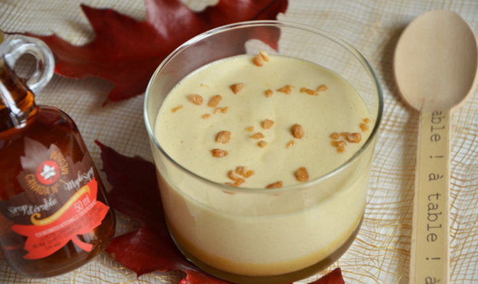 Мусс с кленовым сиропом