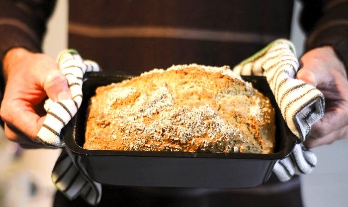 Вегетарианский хлеб овсяный