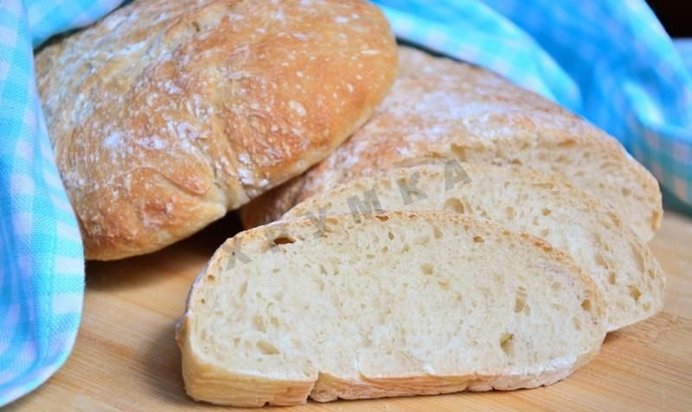 Дрожжевой хлеб без замеса