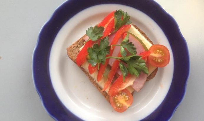 Бутерброд Я тебя слепила из того, что было!