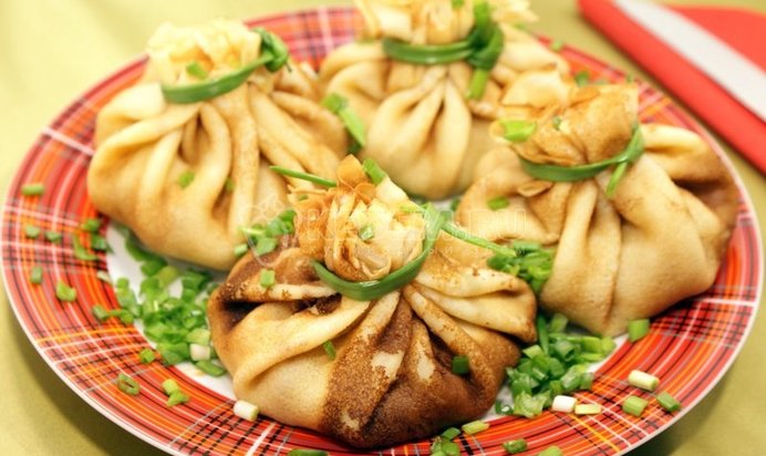 Блинчики с фаршем